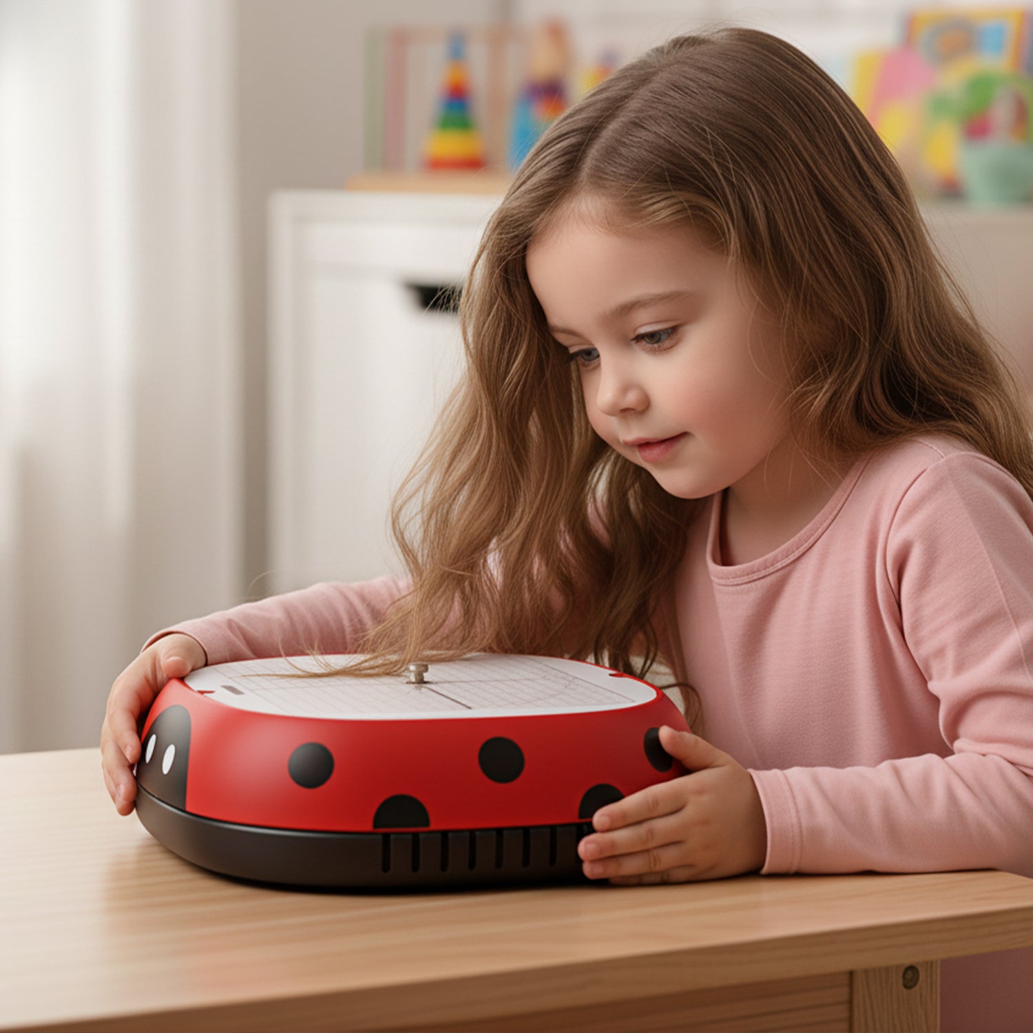 Child using the Kidinno cardboard crafting tool for a creative DIY cardboard project.